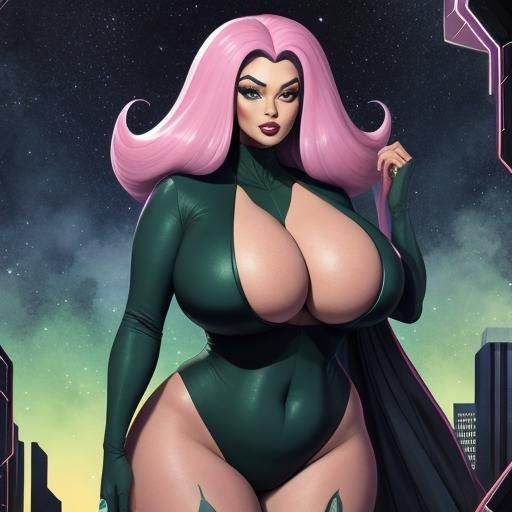 A Big Bodied Alien Woman