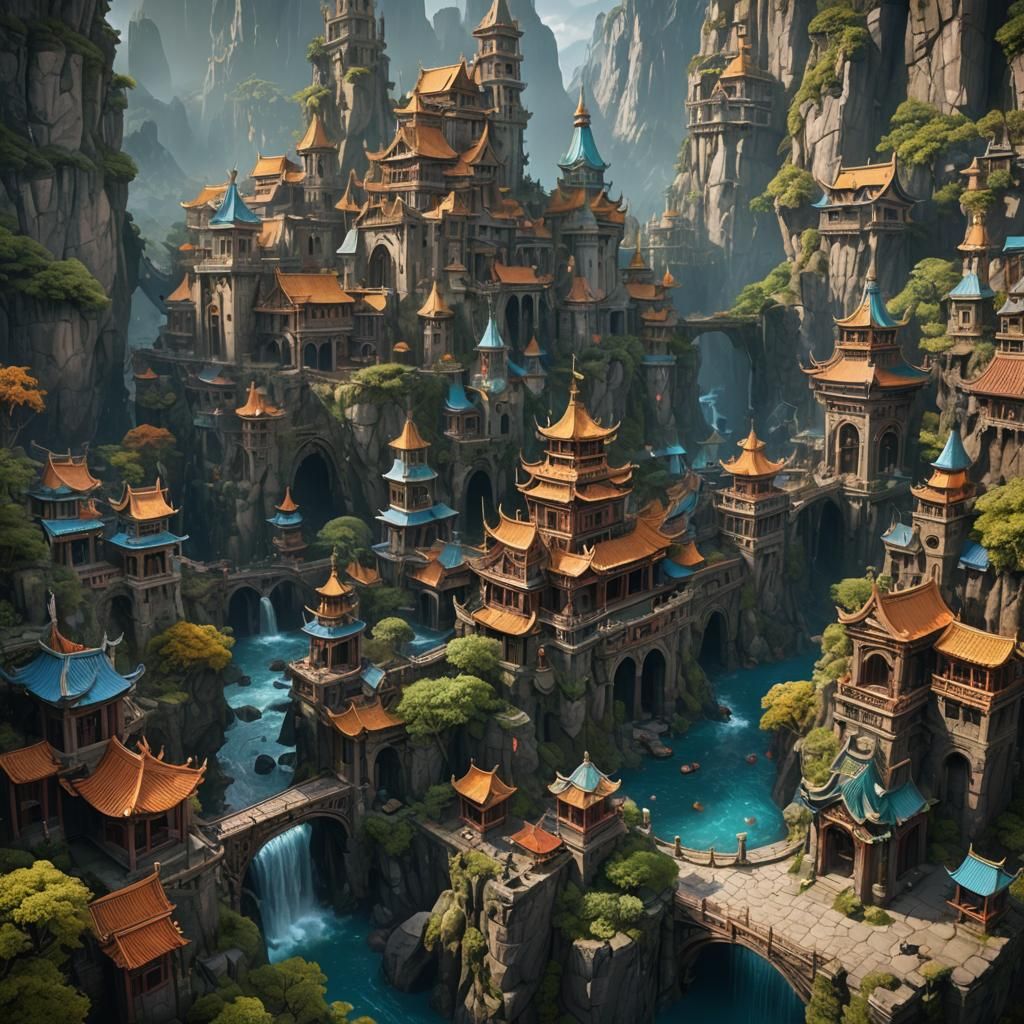 Dean Chung Fantasy Concept Art in Deep Color