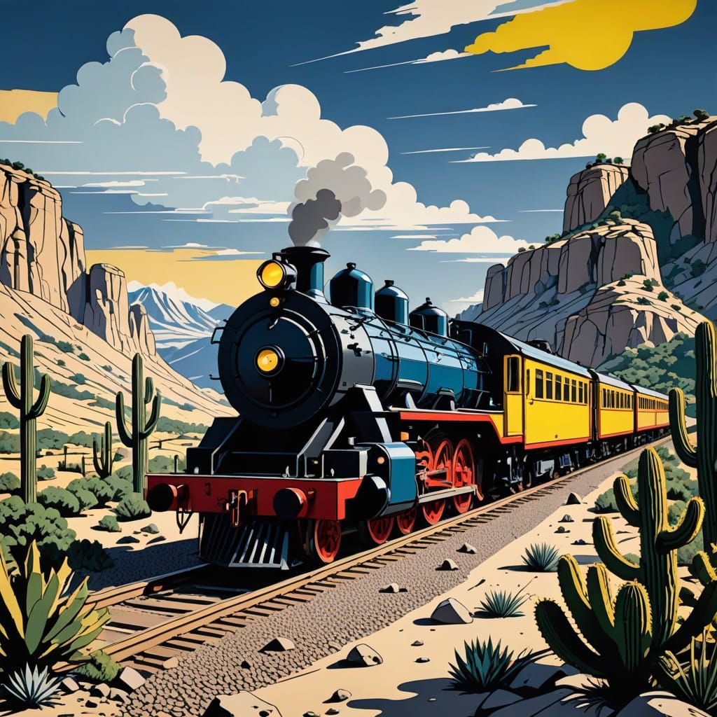 Wild West Cowboys Wage Daring Train Heist in a Graphic, High...