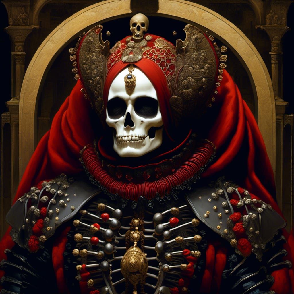 Skeleton Stalks Life on the River Styx