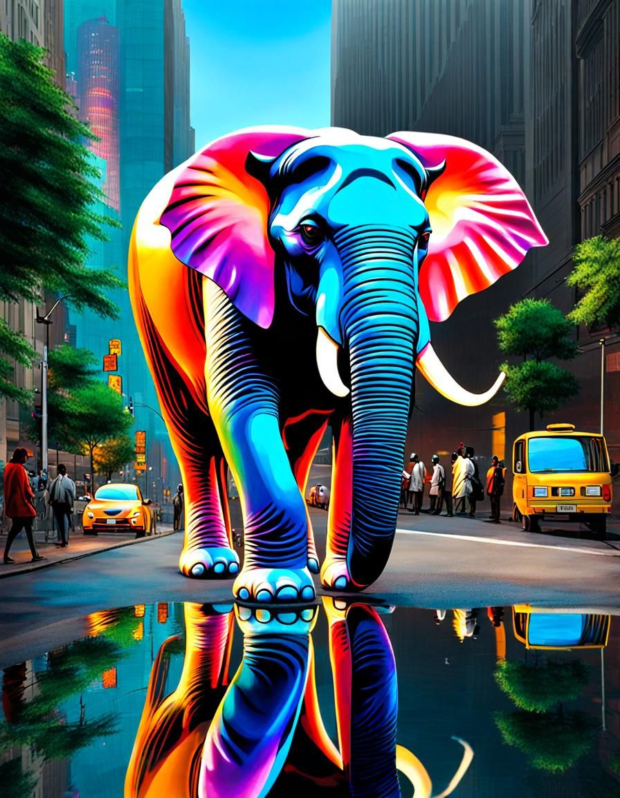 Colorful Elephant