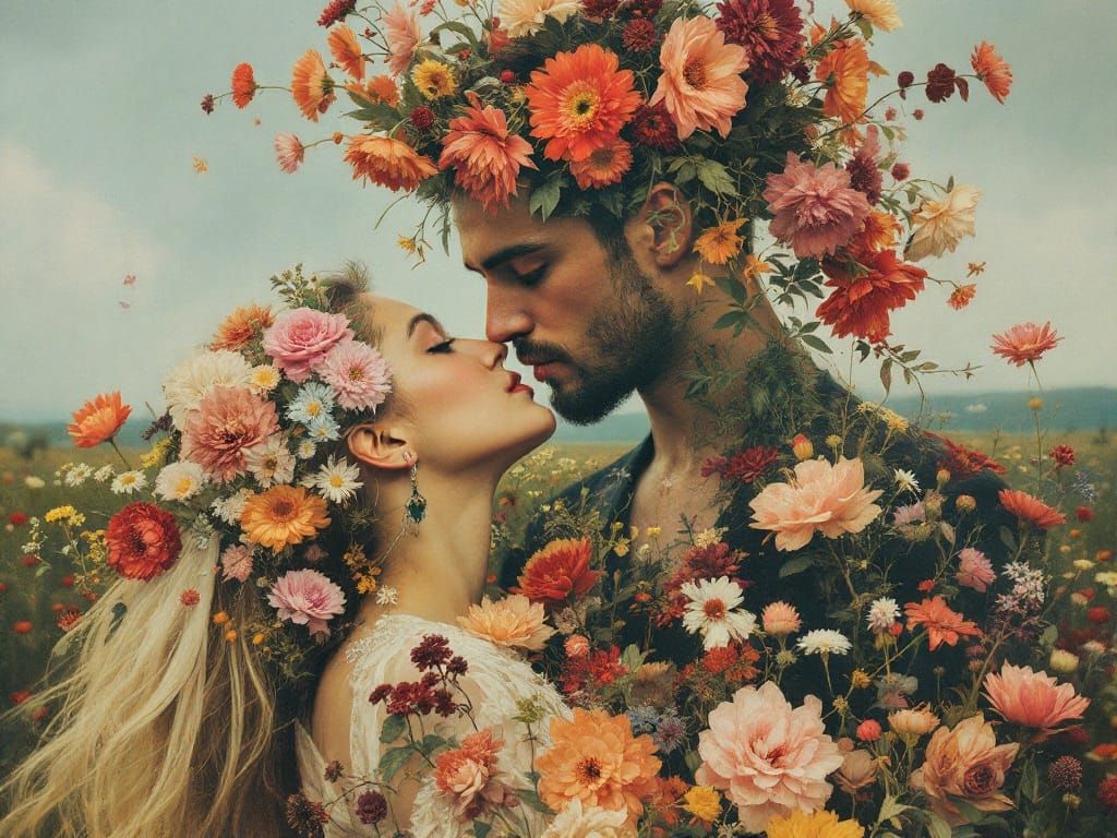 Romantic Double Exposure in Photographic Art