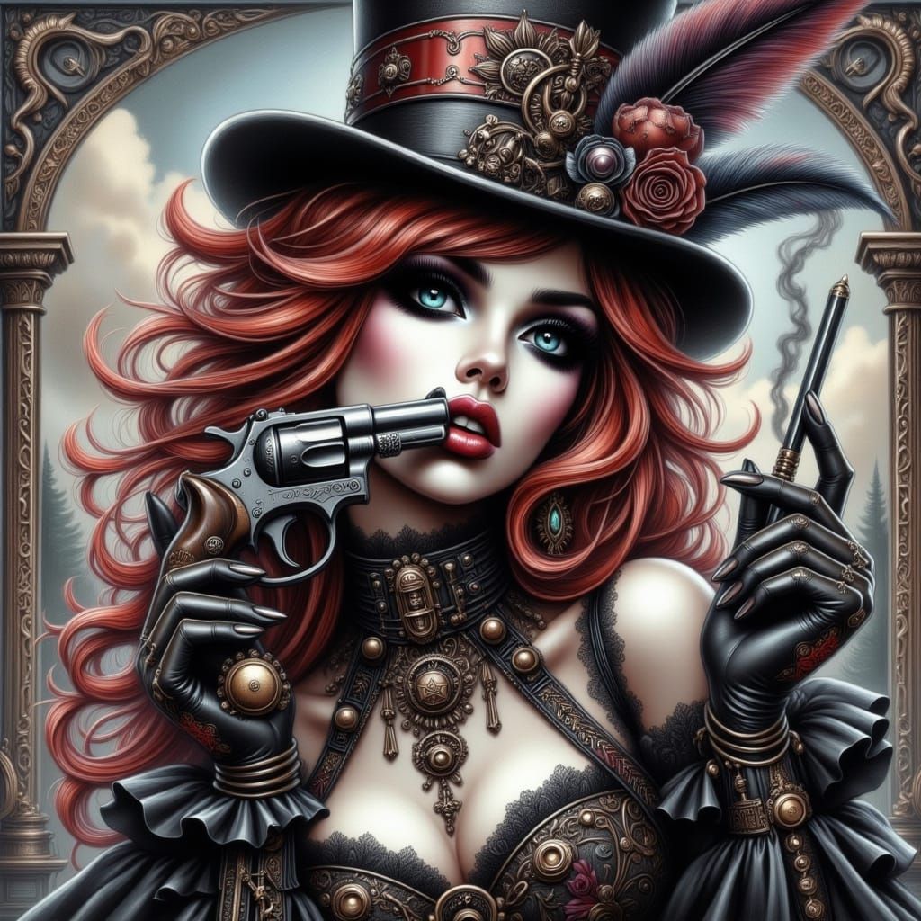 Steampunk Annie: A Gothic Mad Hatter