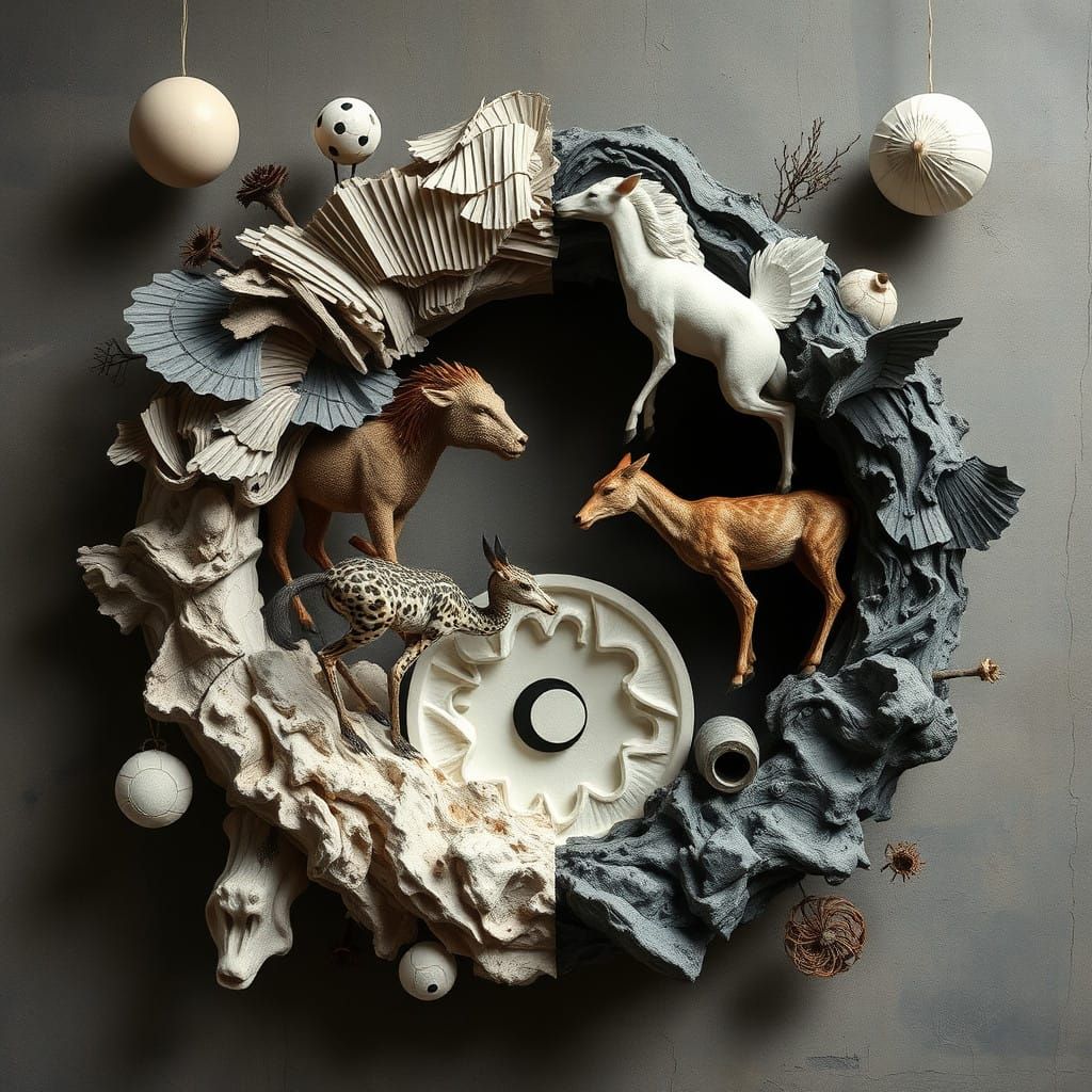 Harmony in Surreal Paradox