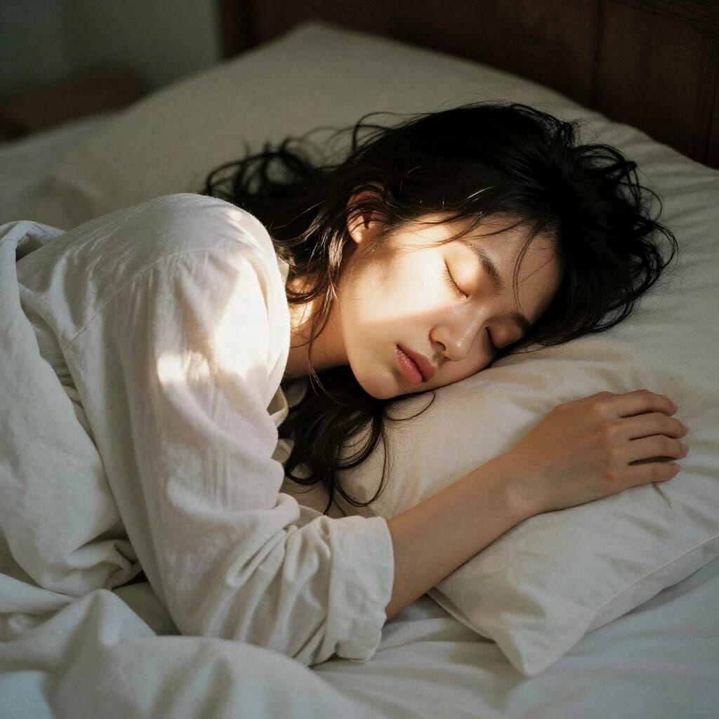 Newborn Embraces Nature's Light