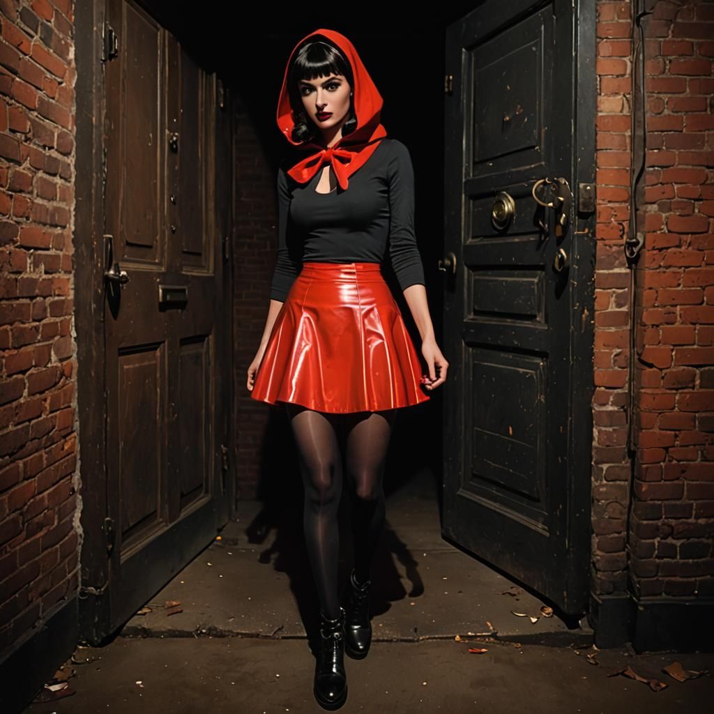 Little Red Riding Hood: Pulp Art Style