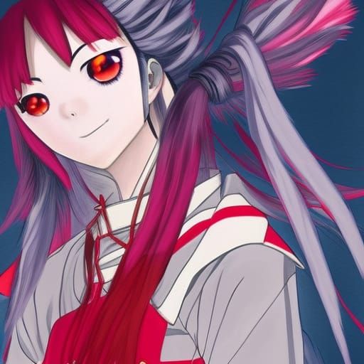 Anime Character in Japanese Manga Style