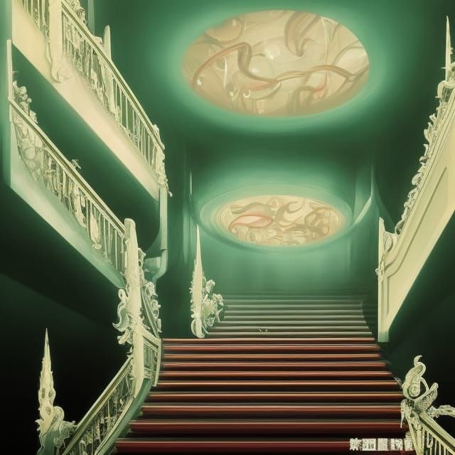 Grand Staircase Labyrinth: A Cinematographic Digital Paintin...