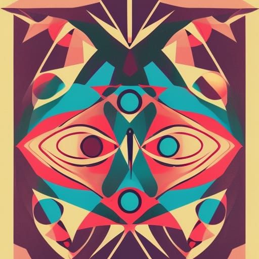 Witches of Eastwick in Geometric Pop Art Style