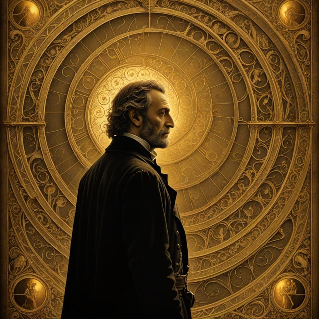 Golden Ratio Movie Poster in the Style of Gustave Doré