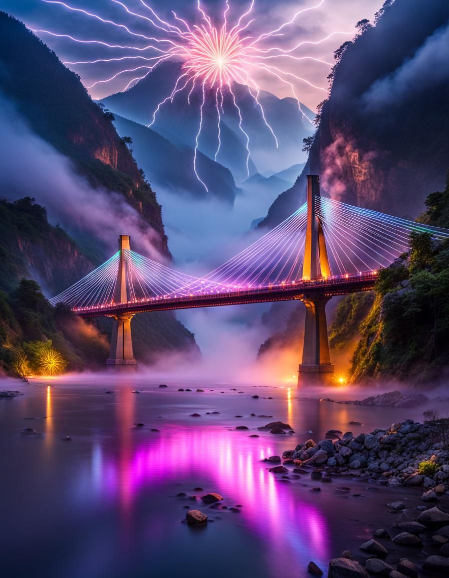 Passiflora Explosion with Neon Star System