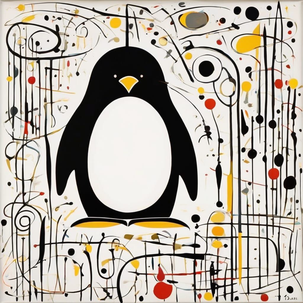 Miró's penguin