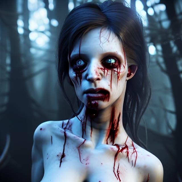 Wretched Zombie: A Horrific Hyperdetailed Rendering