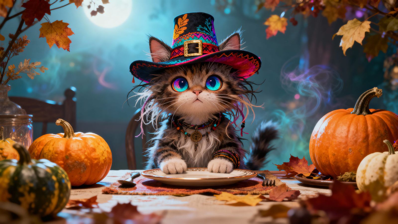 Thanksgiving Kitten 2025