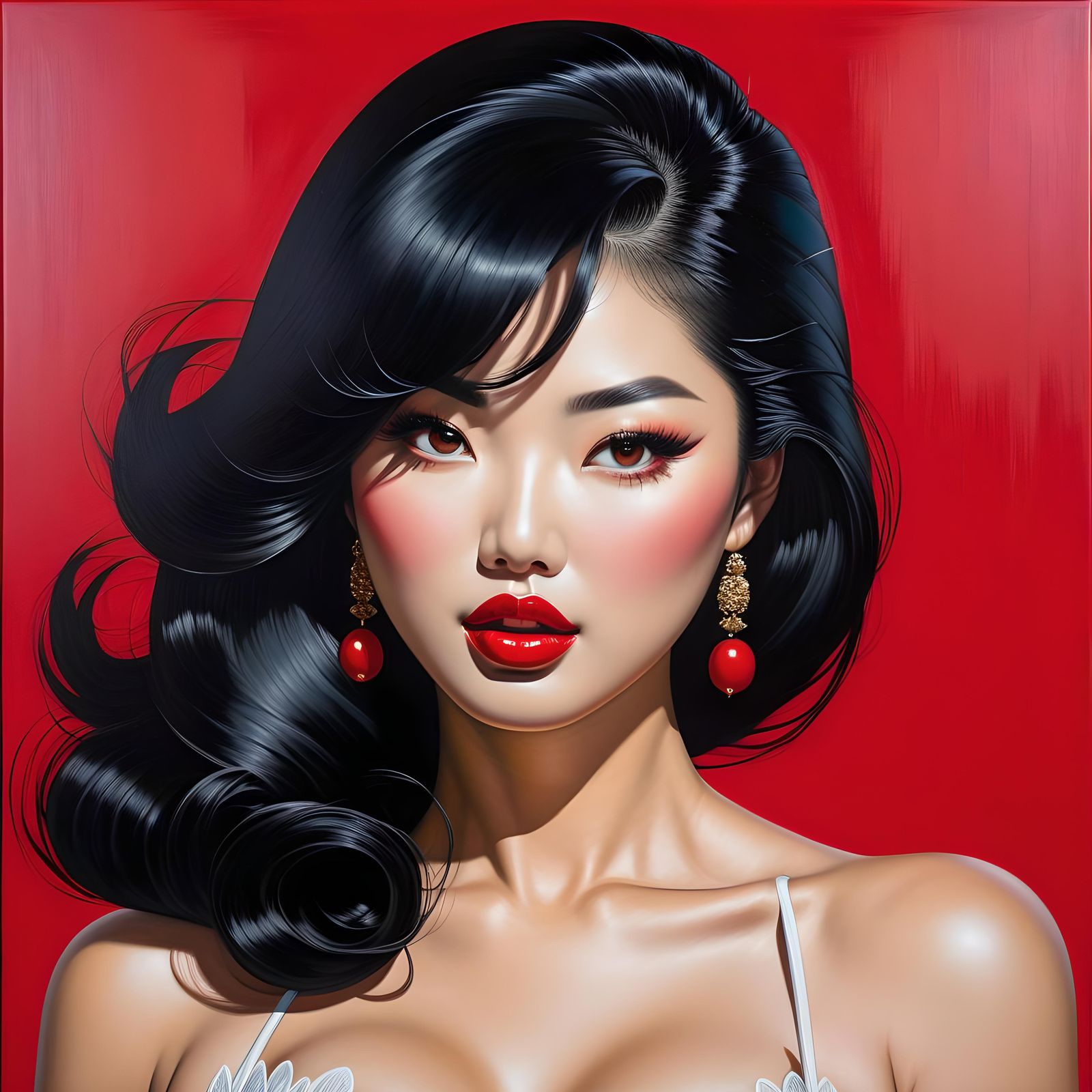 Walter Minus style Asian Pin Up's