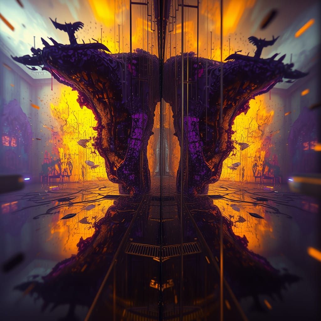 Dark Fantasy Masterpiece in Volumetric Lighting