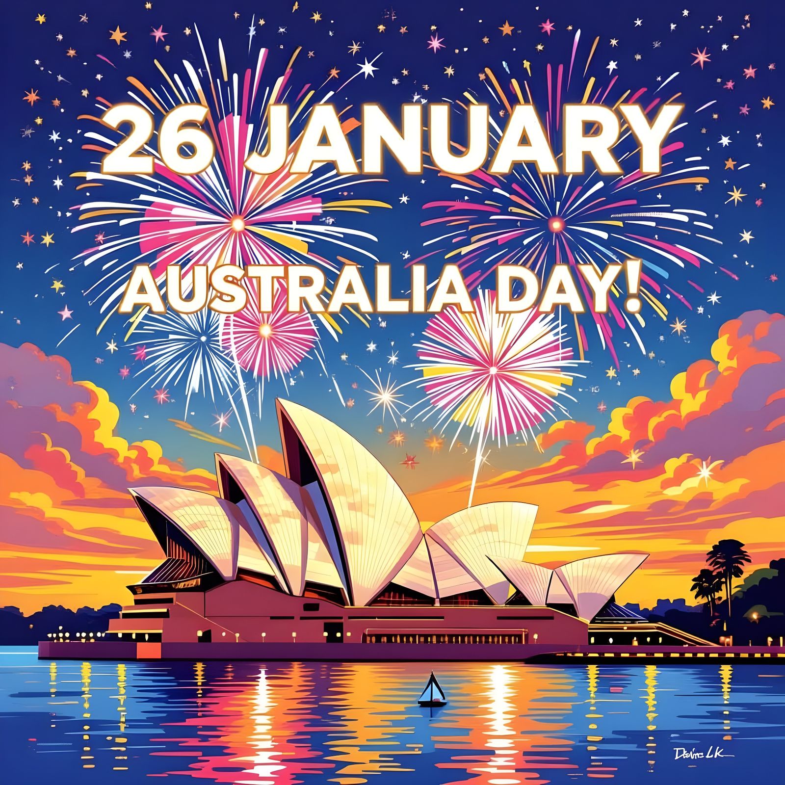 Fireworks Over Sydney Opera House