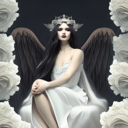 High Gothic Angel Princess Portrait