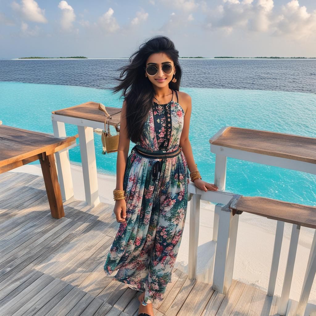 Aria Khan's Maldives Holiday Escape