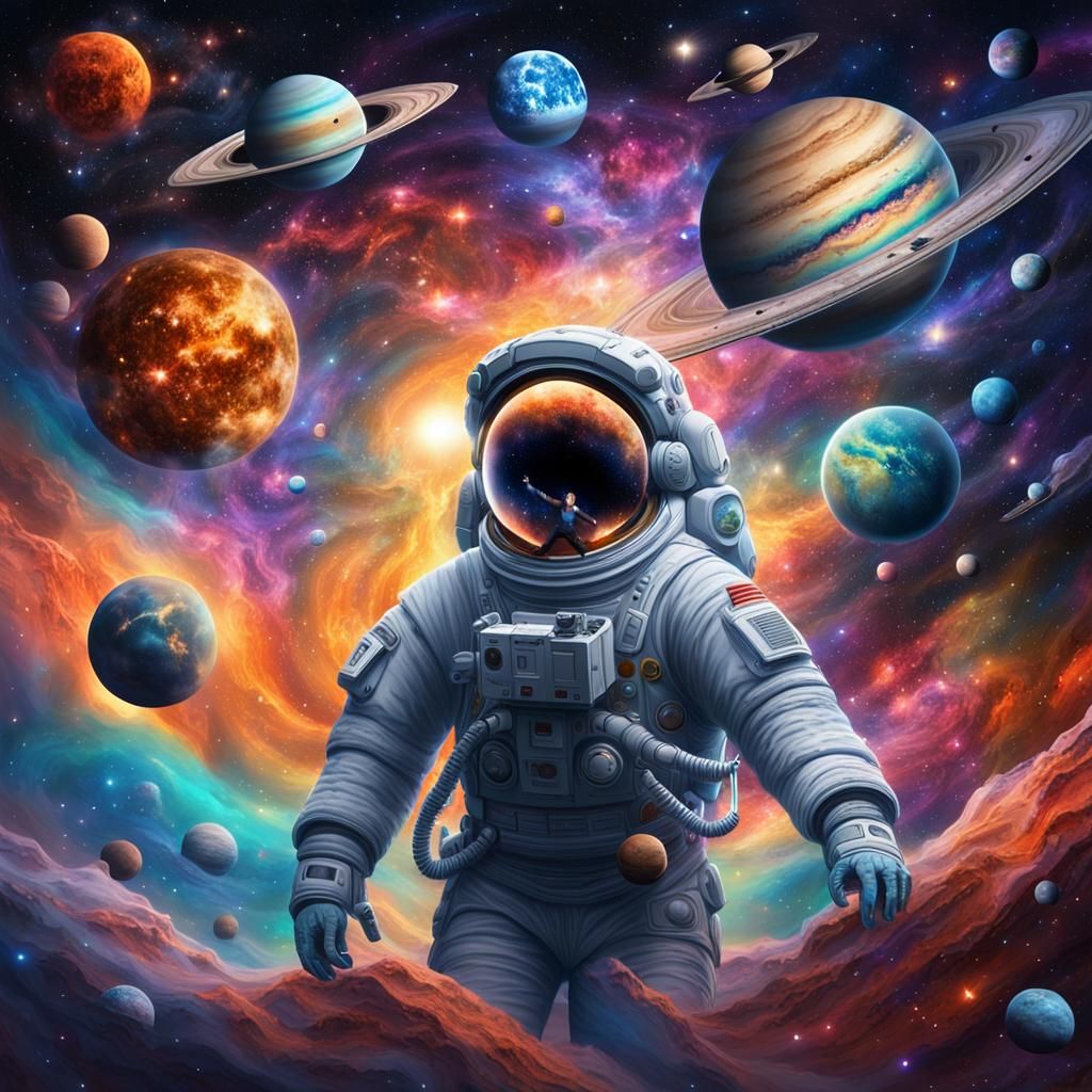 Cosmic Explorer in a Dreamlike Galaxy