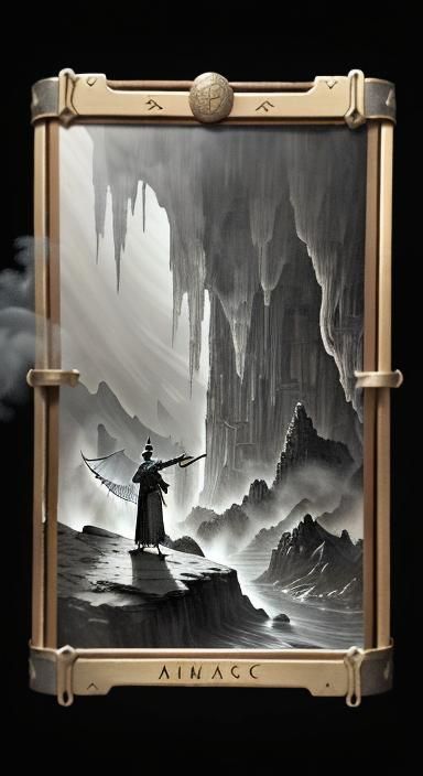 Eerie Bat People in Cave: Tintype Photography