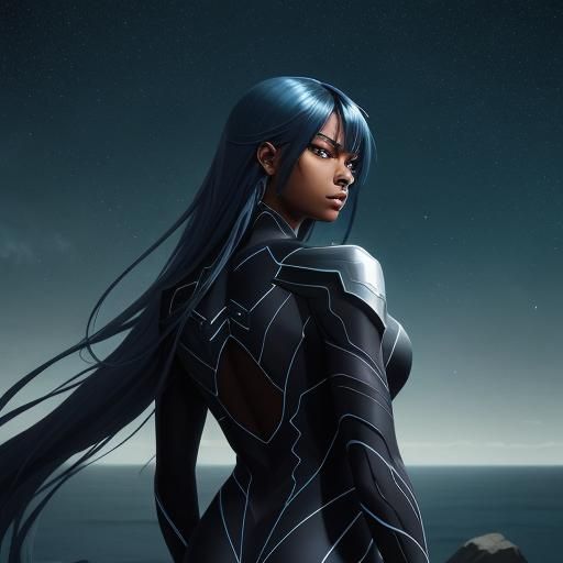 Cinematic Anime Portrait of Zynara in Studio Trigger Style