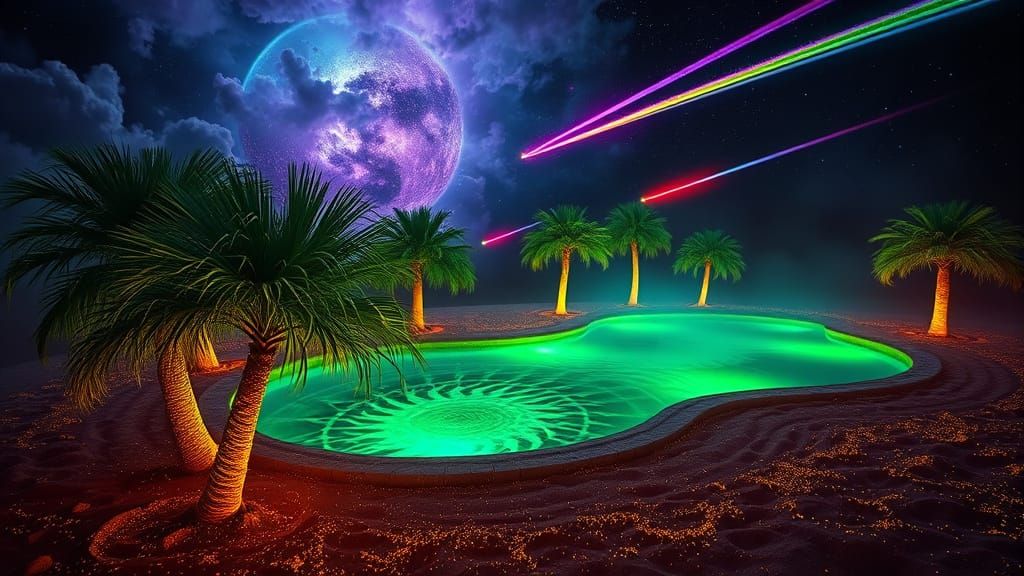 Emerald Oasis in a Cosmic Landscape