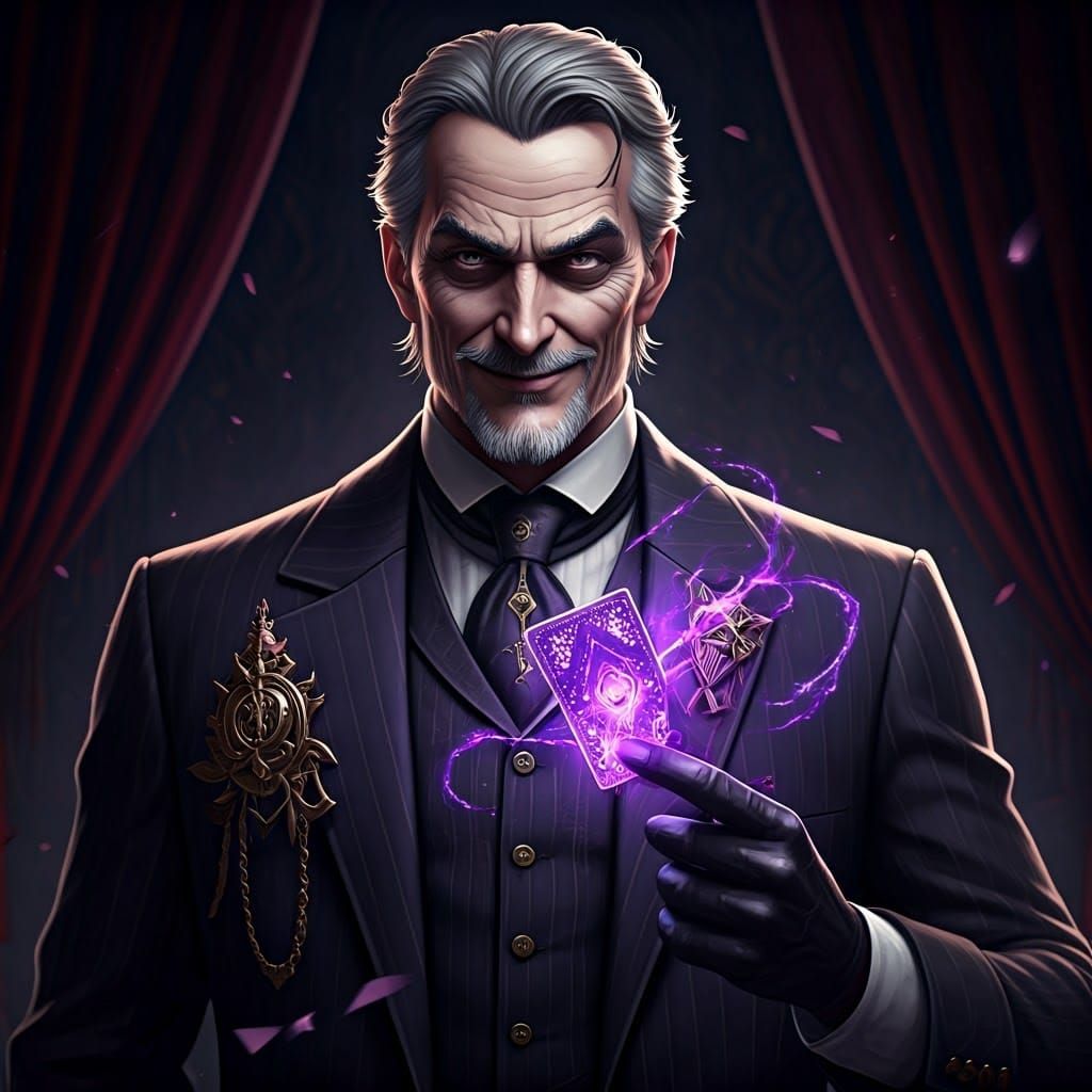 Wealthy Eccentric from the Roaring Twenties with a Glowing P...