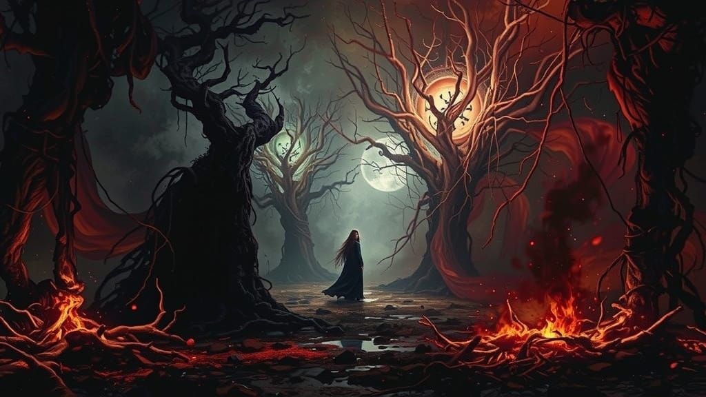 Dark Gothic Visions: Macabre Realms of Decay and Mystery