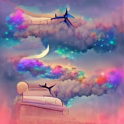 Abstract Swirl of Colors and Light