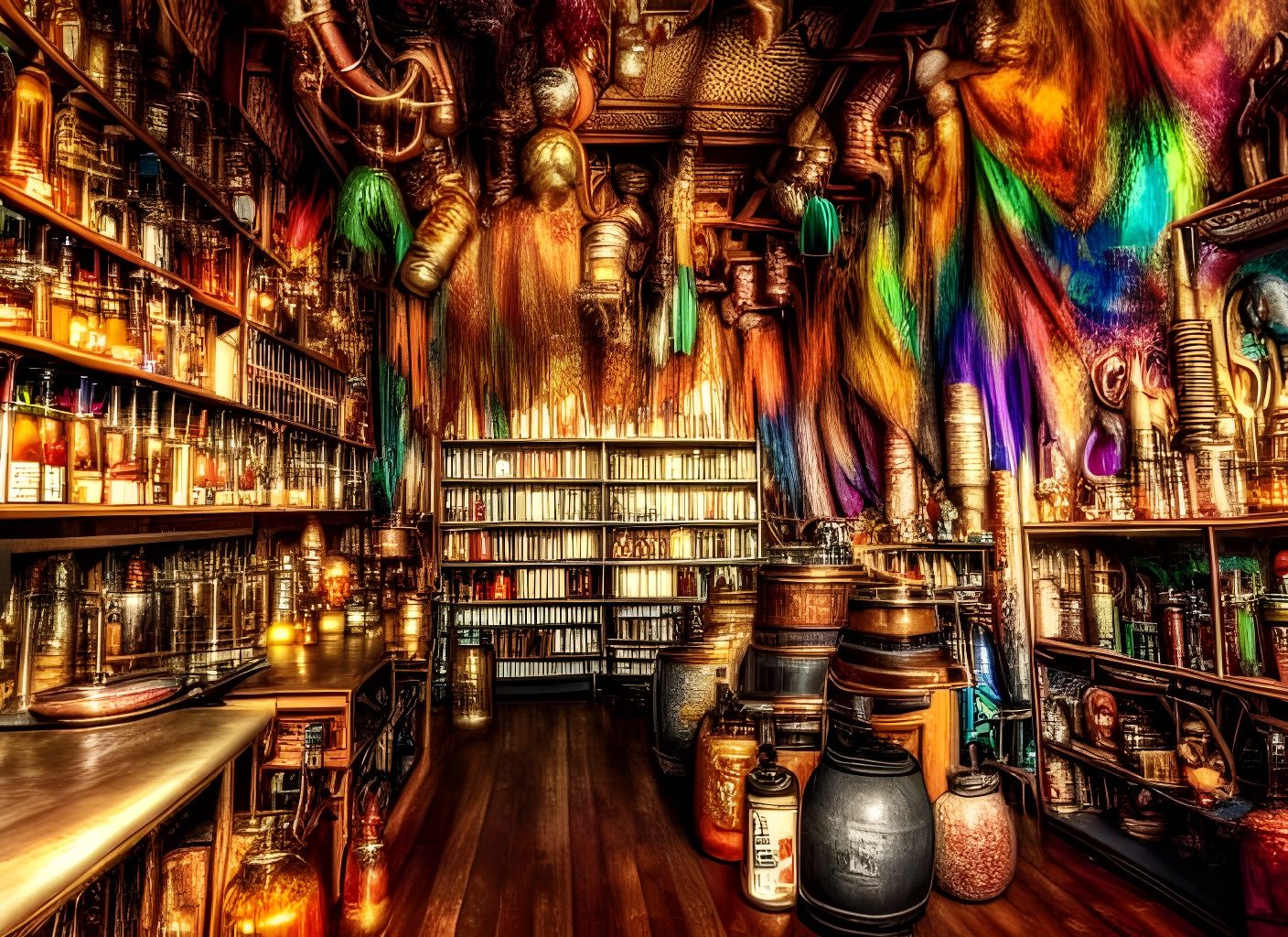 Magic labs of the fantasy realm