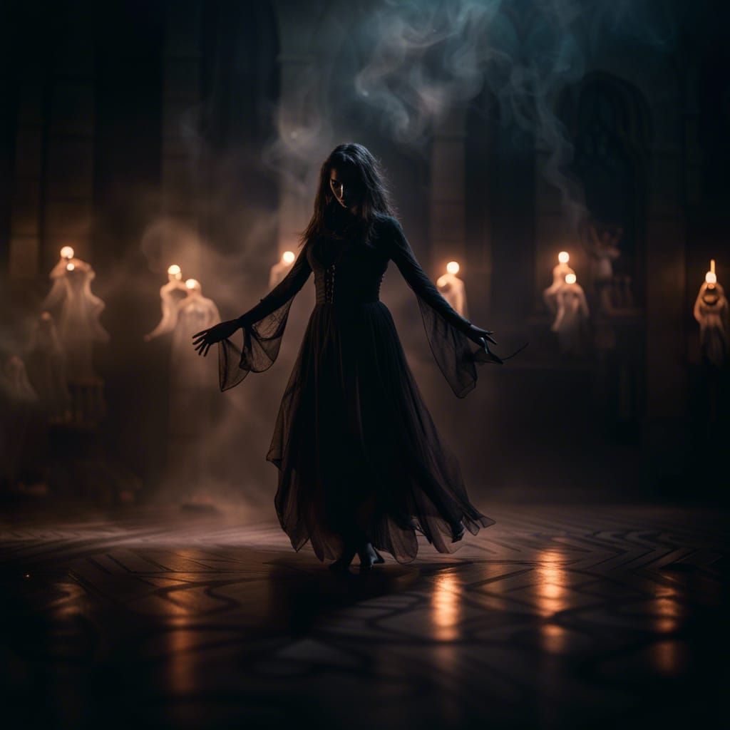 Necromancer's Dance of Souls: Mesmerizing and Frightening