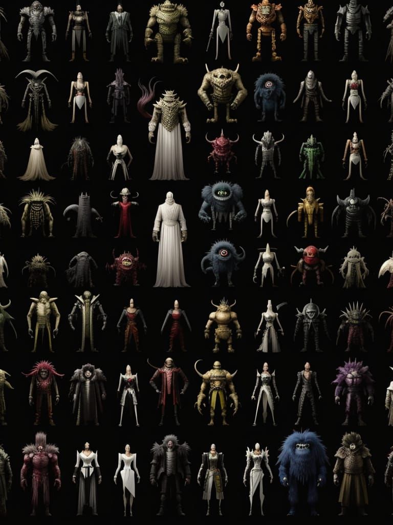 AI Generated Monsters