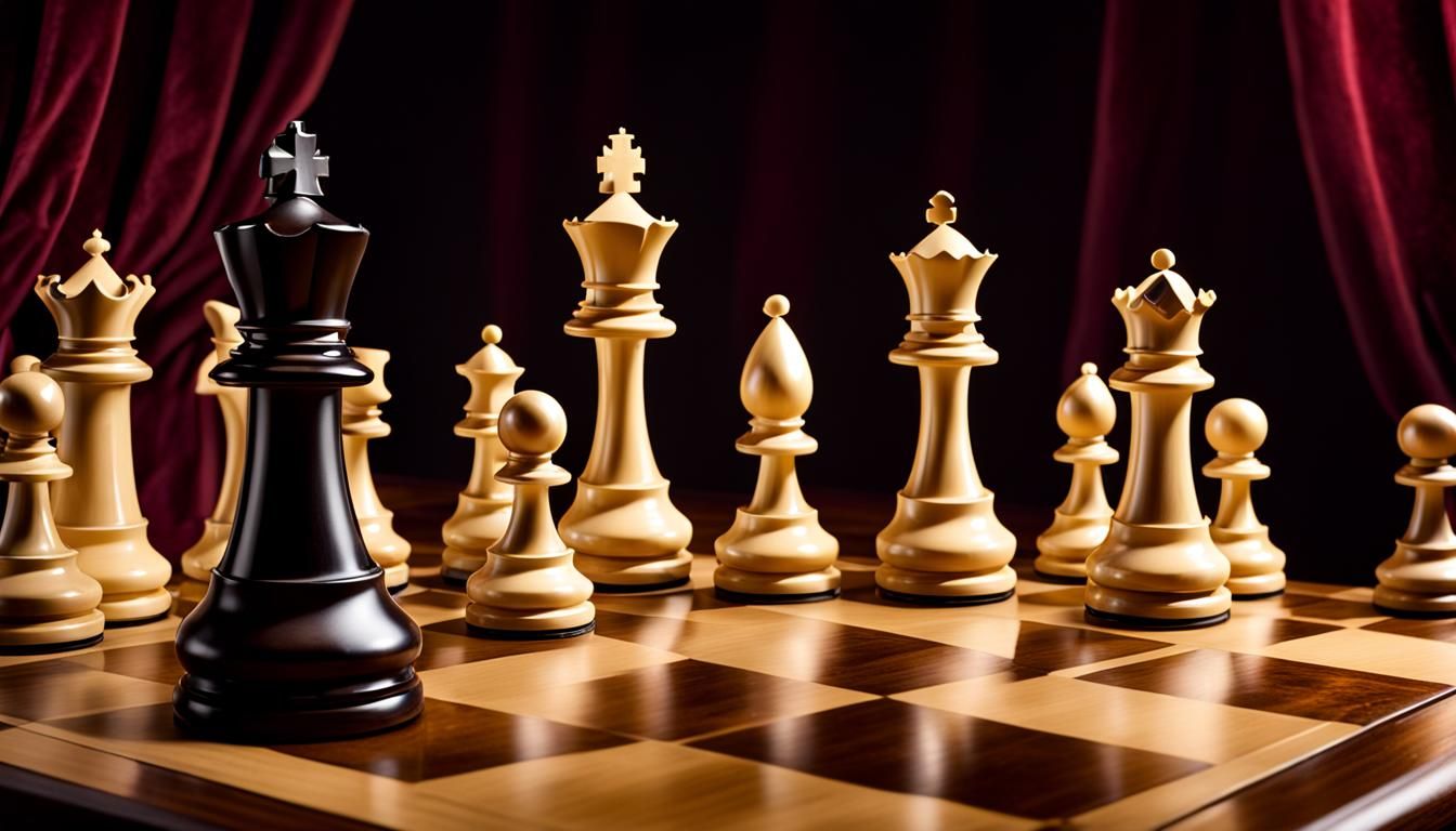 Chess Pieces Escape in Cinematic 3D Render