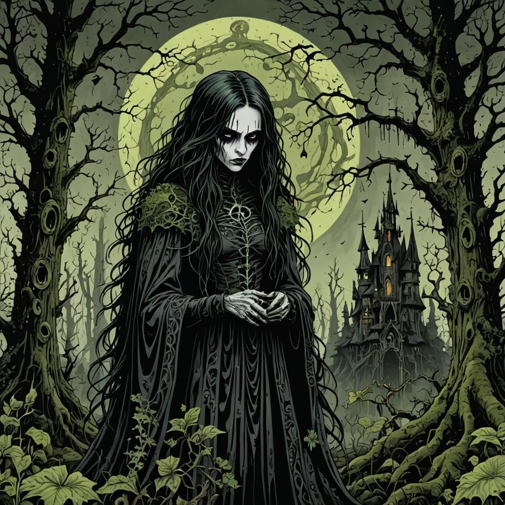 Type O Negative in Dark Gothic Fantasy Art