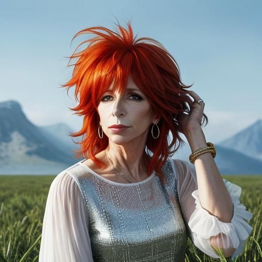 AI Image of Mylene Farmer