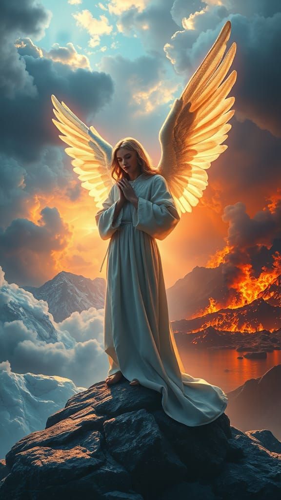 Angel of Harmony in Ephemeral Realms