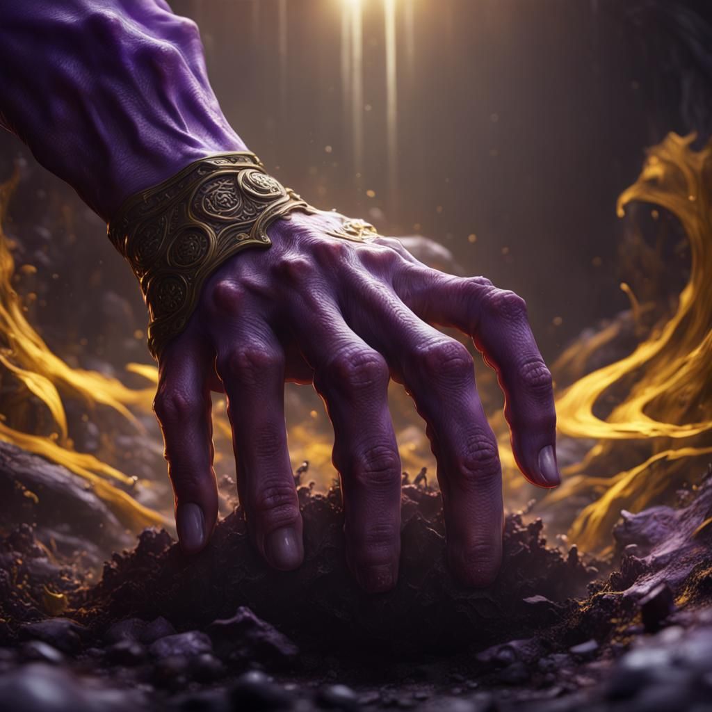 Ethereal Hand Emerges: Dark Fantasy Concept Art