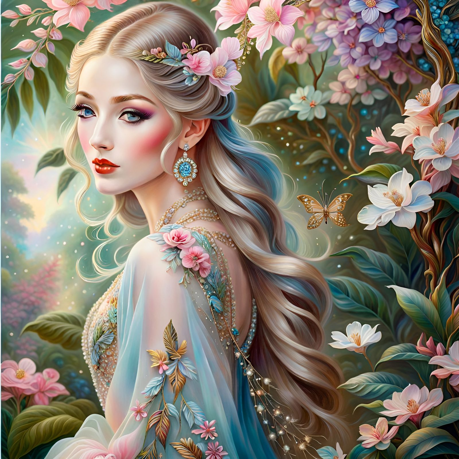 Amazing Girl, Pastel Colors