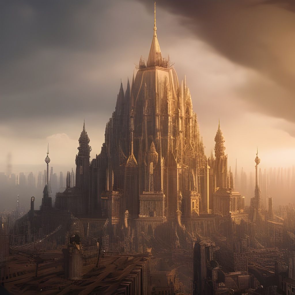 Epic King Reigns in Maximalist Digital Art