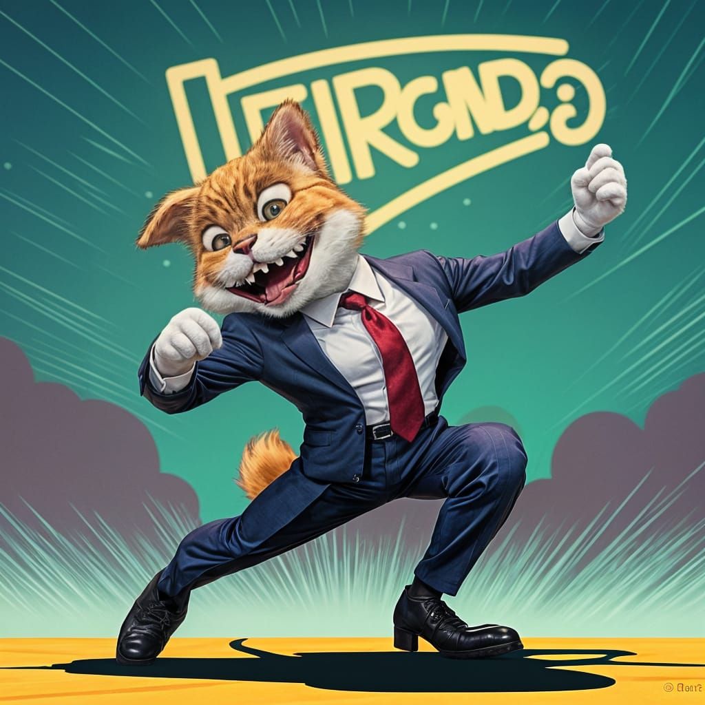 Trump Dance Cat in Action