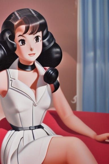 1950's Woman (anime style)