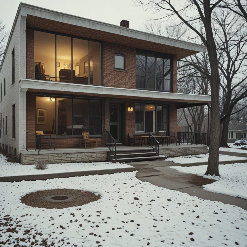 Atmospheric Home Interior in Photographic Style