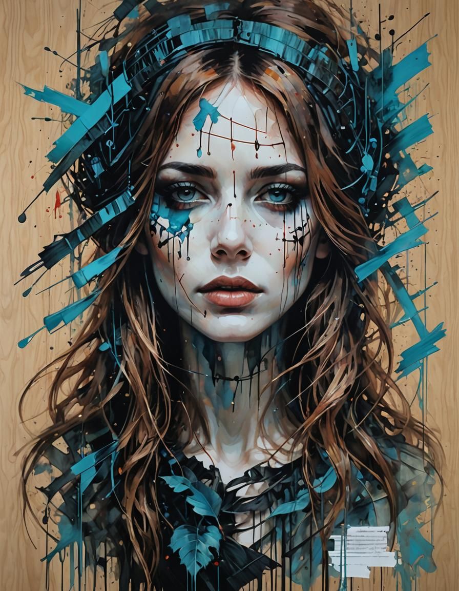 Victorian Gothic Portrait of a Ghostly Song