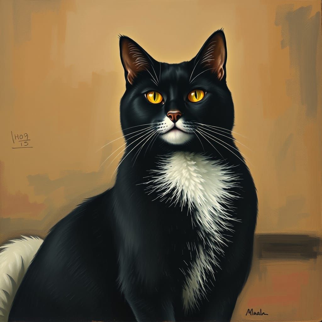 Cachalot: Stronghold Cat Portrait in Renaissance Style