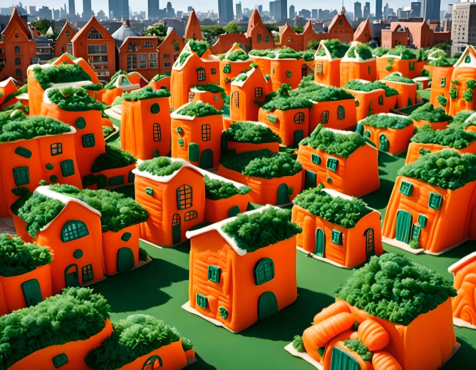 Carrot City: Buildings Made of Carrots