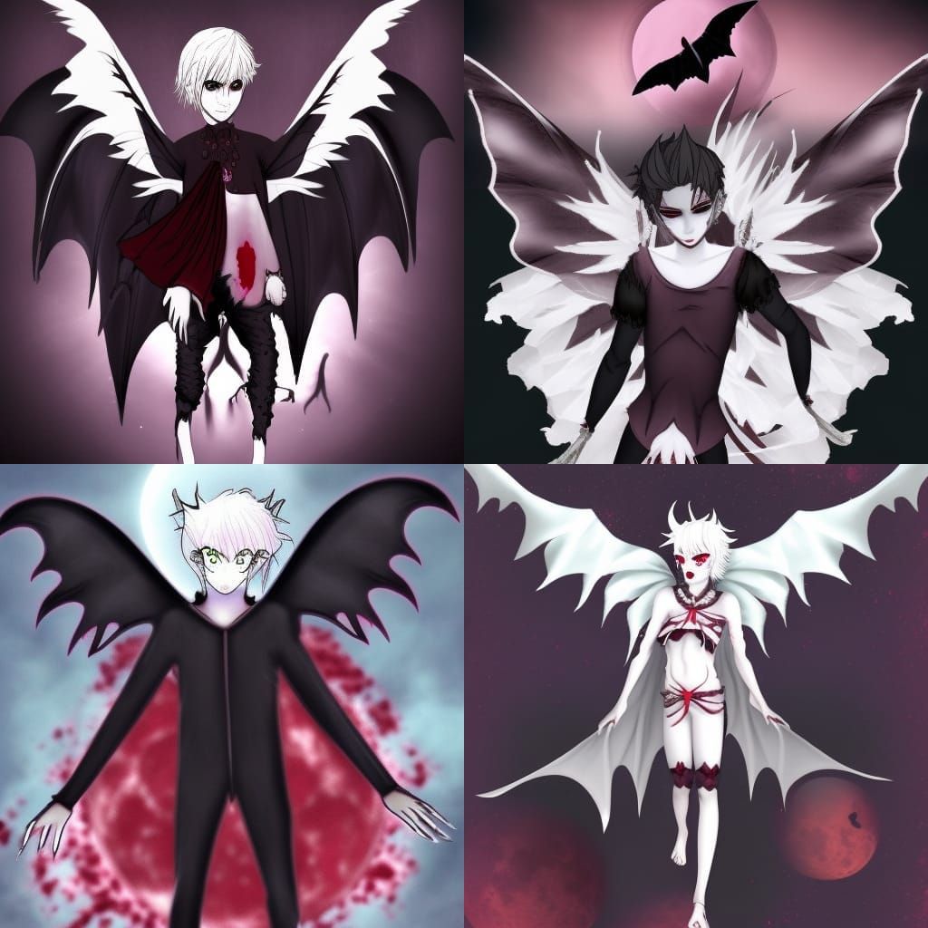 Blood Moon Fairy: Dark Goth Anime Vampire