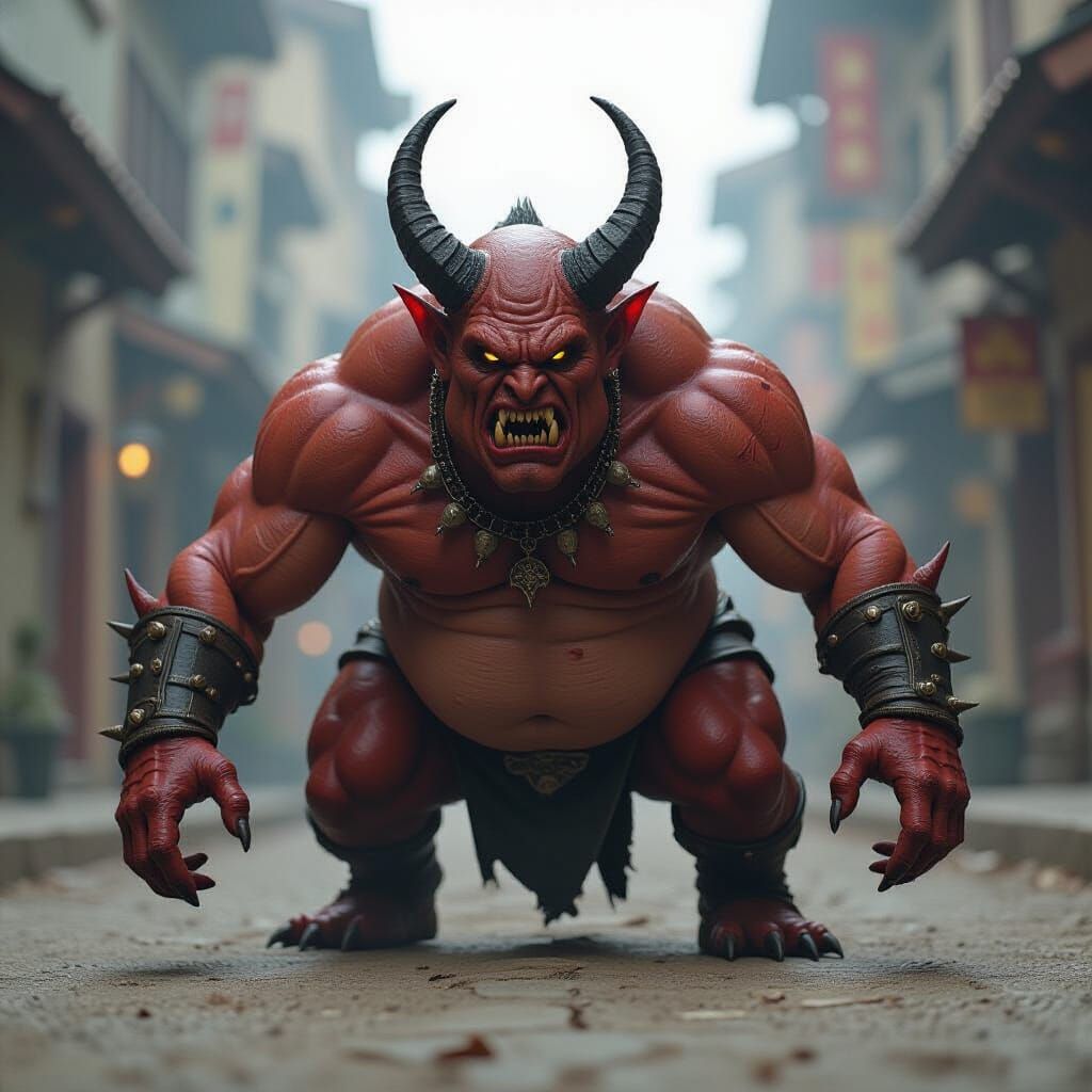 Cinematic D&D Lemure Devil in the Blood War