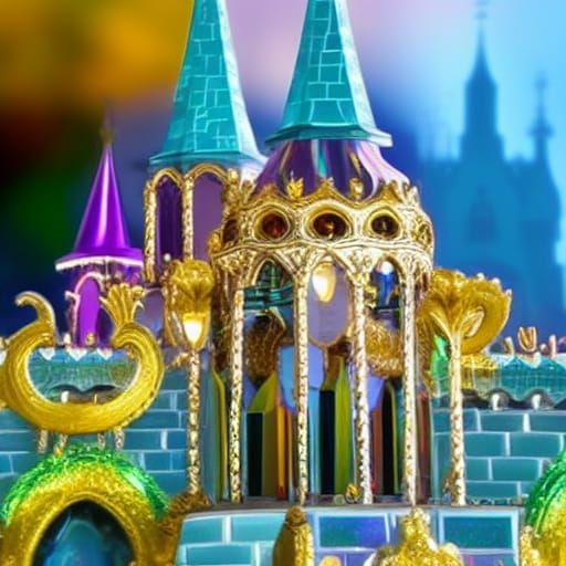 Royal Palace in Magic Kingdom with Crystals