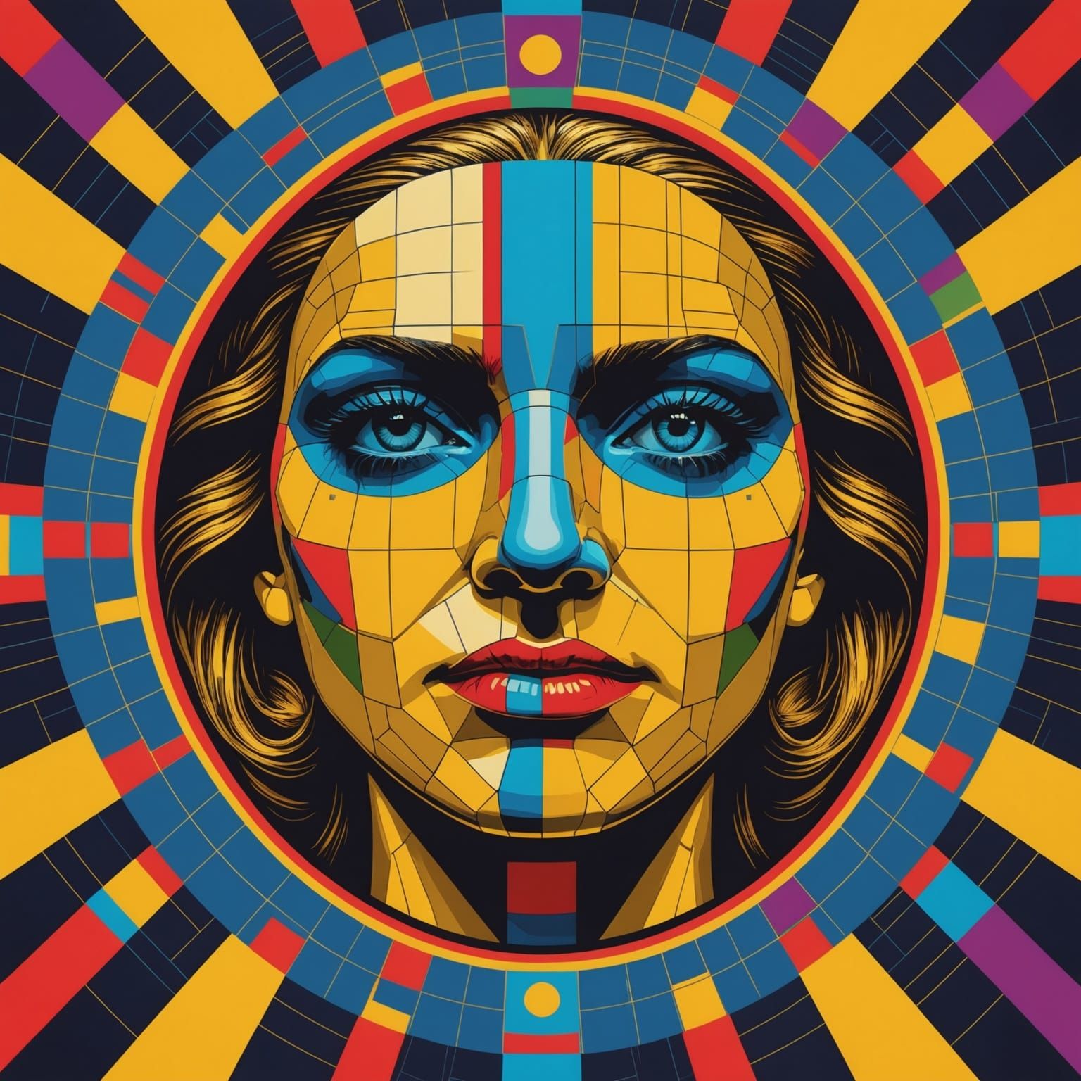 Eyes Wide Shut: Pop Art Screen Print